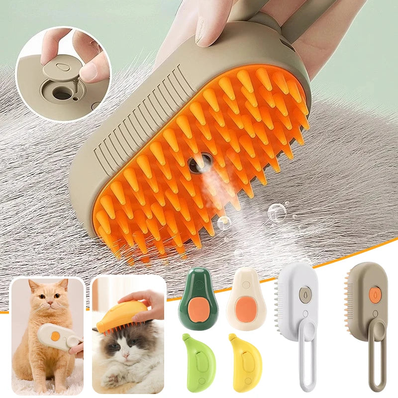 Pet Steam Brush - Cat & Dog