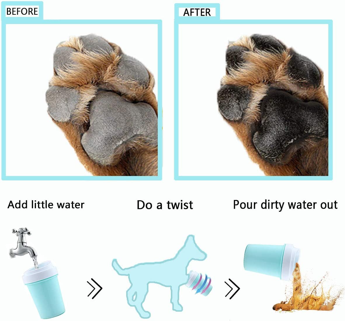 Gentle Pet Paw Cleanser 